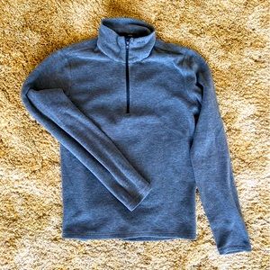 Quarter zip fleece jacket